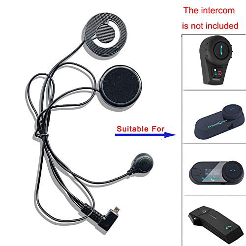 FreedConn Hard & Soft Mic/microphone/speaker Bluetooth Intercom Headset Earpiece